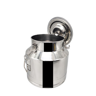 Tinggi 390mm Susu 15 Liter Kaleng Susu Stainless Steel 8kg
