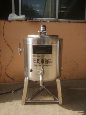 Listrik 6kw 50 Liter Milk Pasteurizer Food Grade Stainless Steel