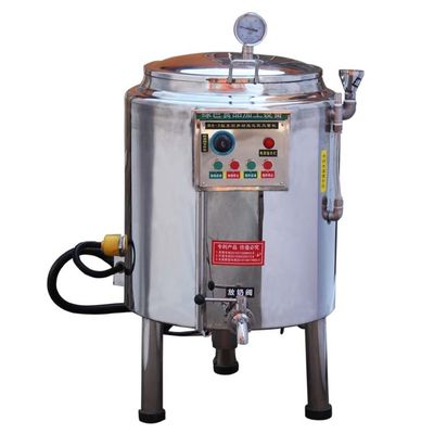 5L-500L Jus Buah Mesin Pasteurizer Susu Peralatan Proses Yogurt