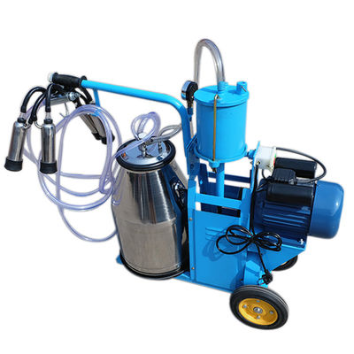 Pompa Piston Bucket Tunggal Mesin Pemerah Susu Portabel Profesional Kambing Sapi Kecil