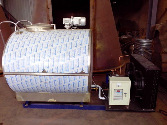 Unit Pendingin Sistem Kontrol Listrik Tangki Pendingin Susu Stainless Steel