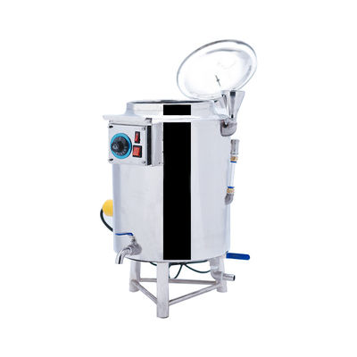 Ketahanan Korosi 100L Mesin Pasteurizer Susu Bahan Stainless Steel