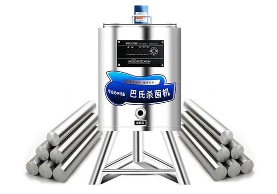 Ketahanan Korosi 100L Mesin Pasteurizer Susu Bahan Stainless Steel