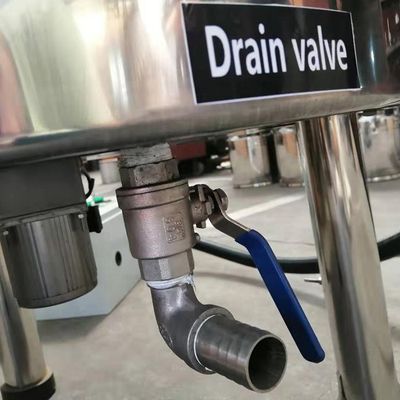 200 Liter 304 Stainless Steel Pasteuriser Ketahanan Korosi