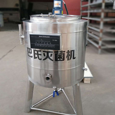 50L Kecil Mini Mesin Pasteurizer Susu Susu Yogurt Tanaman Jus Bir