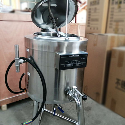 50L Kecil Mini Mesin Pasteurizer Susu Susu Yogurt Tanaman Jus Bir