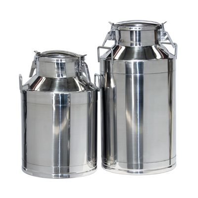Kapasitas Berbeda Besar 30L Susu Stainless Steel Massal Bisa Wadah Penyimpanan Makanan