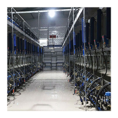 Pengukur Susu Otomatis Herringbone Milking Parlor Hall Mesin Pemerah Susu Sapi