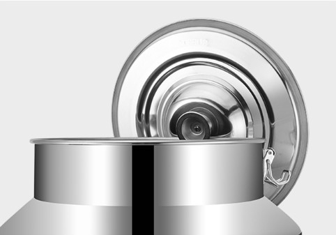 Tangki Penyegel Stainless Steel 304 Anti Bocor Keras Untuk Peternakan Susu
