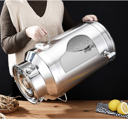 Tangki Penyegel Stainless Steel 304 Anti Bocor Keras Untuk Peternakan Susu