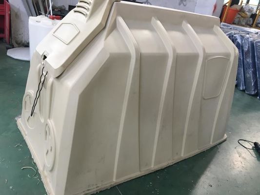 Tebal kokoh Penampungan Betis Plastik 3mm diperkuat poliester